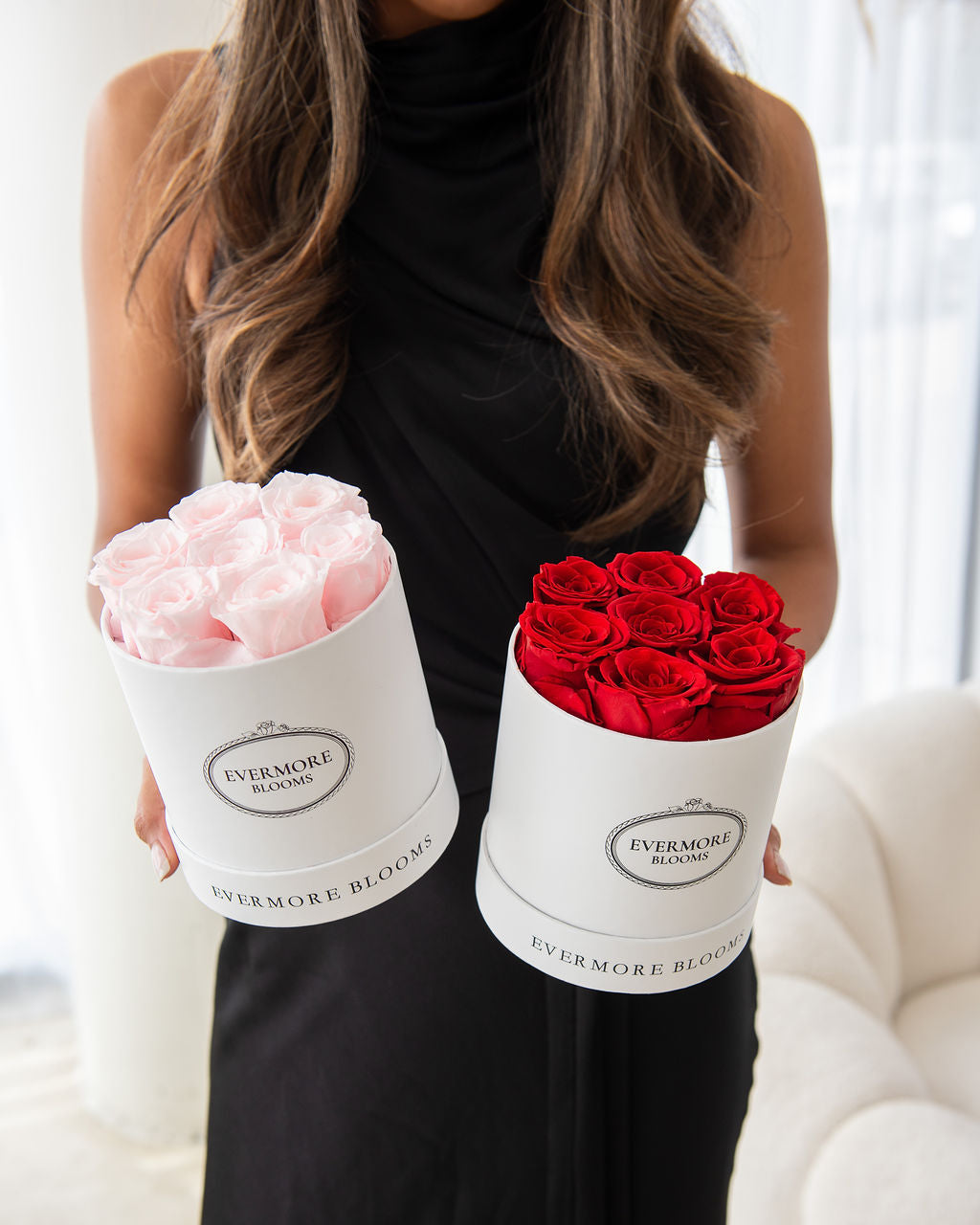 Small Round Everlasting Rose Bouquet