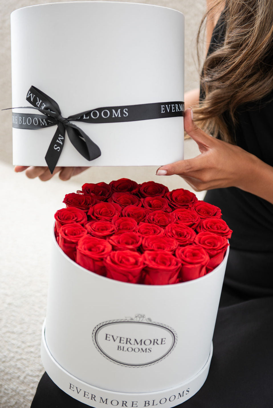 Large Round Everlasting Rose Bouquet