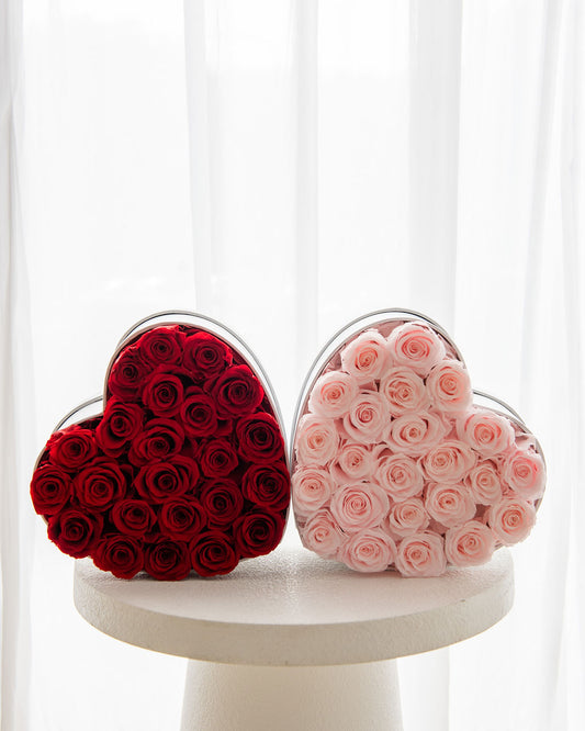 Everlasting Rose Heart Bouquet